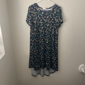 LuLaRoe Blue Floral Dress